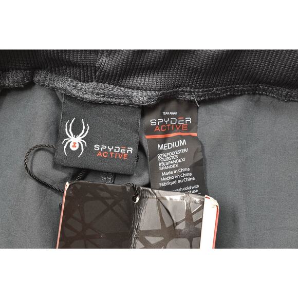 NEW Spyder Active Men's Gray Jogger Pants Regular Size Medium Stretch - Picture 2 of 8